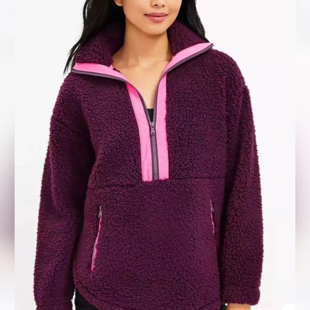 Lou & Grey Cozy Up Zip Top S